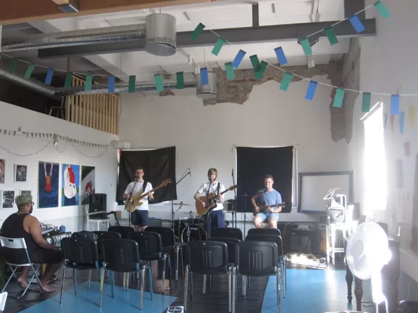 Rederiet på soundcheck